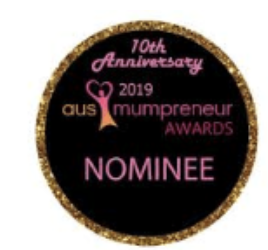 2019 Ausmumpreneur award logo